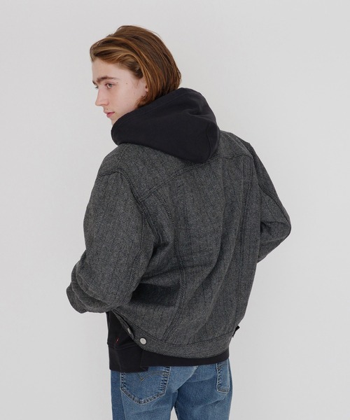Levi's(リーバイス)の「ヴィンテージフィット デニムジャケット ヘリンボーン(デニムジャケット・メンズ・グレー・L/M/S/XL)」の9枚目の写真