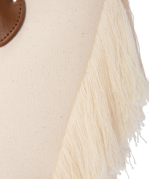 ALEXIA STAM(アリシアスタン)の「Side Fringe Bag/サイドフリンジバッグ(ハンドバッグ・レディース・ブラウン/カーキ/アイボリー・FREE)」の16枚目の写真