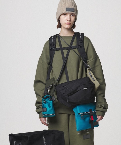 LIBERE（リベーレ）の「LIBERE リベーレ / CTZ CROSS SHOLDER BAG クロスショルダーバッグ サコッシュ / 215418-215420（ショルダーバッグ・レディース・ブルー/カーキ・FREE）」の9枚目の写真