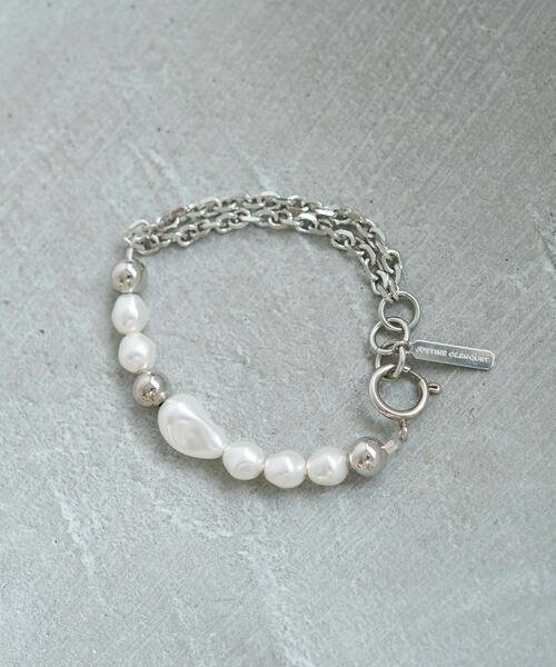 チ*ー様 JUSTINE CLENQUET パール ブレスレット JUSTINE CLENQUET パール ブレスレット JUSTINE CLENQUET