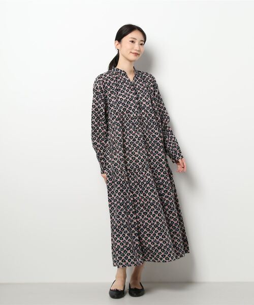 sm2rhythm（サマンサモスモスリズム）の「ティアードワンピース（ワンピース・レディース・ブラウン/ブラック・ﾌﾘ-）」の6枚目の写真