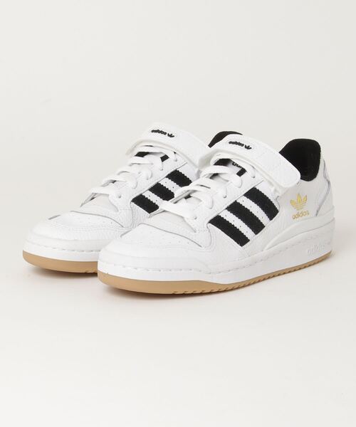セール Adidas アディダス Forum Low フォーラム ロー H Fwht Cblk Gum 3 スニーカー Adidas アディダス のファッション通販 Zozotown