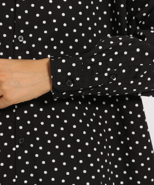 ichi(イチ)の「【ichi(イチ)】ランダムドットシャツ(シャツ/ブラウス・レディース・ブラック/カーキ・FREE)」の11枚目の写真