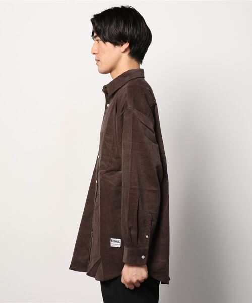 ADMIX/ATELIER SAB MEN(アドミックスアトリエサブメン)の「【no sweat.×ADMIX/ATELIER SAB MEN】コラボ 細コーデュロイ レギュラーカラー シャツ(シャツ/ブラウス・メンズ・ブラック/ネイビー/ブラウン/オフホワイト/グリーン・48/50/52)」の7枚目の写真