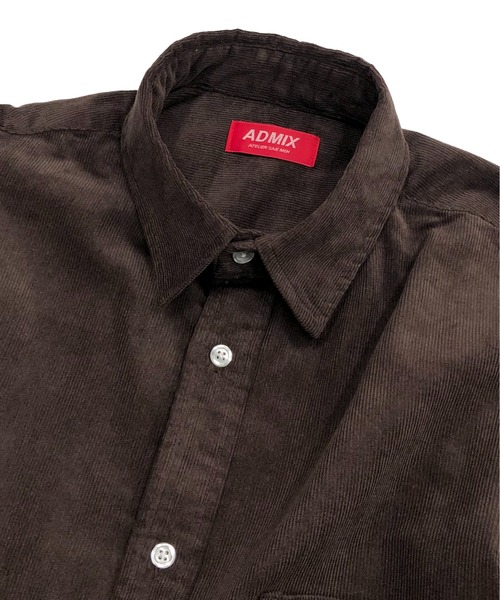 ADMIX/ATELIER SAB MEN(アドミックスアトリエサブメン)の「【no sweat.×ADMIX/ATELIER SAB MEN】コラボ 細コーデュロイ レギュラーカラー シャツ(シャツ/ブラウス・メンズ・ブラック/ネイビー/ブラウン/オフホワイト/グリーン・48/50/52)」の10枚目の写真