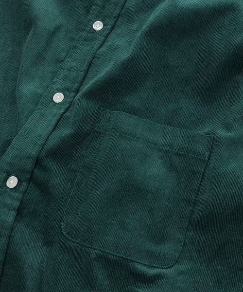 ADMIX/ATELIER SAB MEN(アドミックスアトリエサブメン)の「【no sweat.×ADMIX/ATELIER SAB MEN】コラボ 細コーデュロイ レギュラーカラー シャツ(シャツ/ブラウス・メンズ・ブラック/ネイビー/ブラウン/オフホワイト/グリーン・48/50/52)」の13枚目の写真