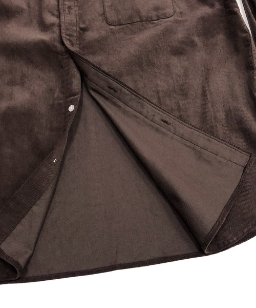 ADMIX/ATELIER SAB MEN(アドミックスアトリエサブメン)の「【no sweat.×ADMIX/ATELIER SAB MEN】コラボ 細コーデュロイ レギュラーカラー シャツ(シャツ/ブラウス・メンズ・ブラック/ネイビー/ブラウン/オフホワイト/グリーン・48/50/52)」の20枚目の写真