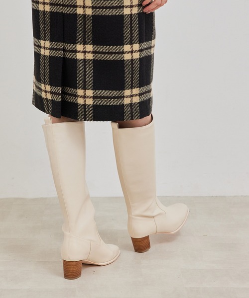 ROPE' PICNIC(ロペピクニック)の「ソフトロングブーツ(ブーツ・レディース・ブラック/キナリ・L/M/S)」の12枚目の写真