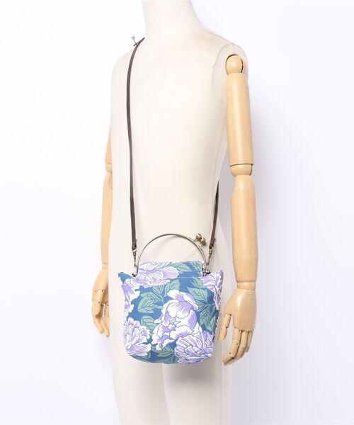 カヤ（カヤ）の「【カヤ】和花がま口ショルダーバッグ（ショルダーバッグ・レディース・レッド/ブルー/ブラック系その他・FREE）」の7枚目の写真