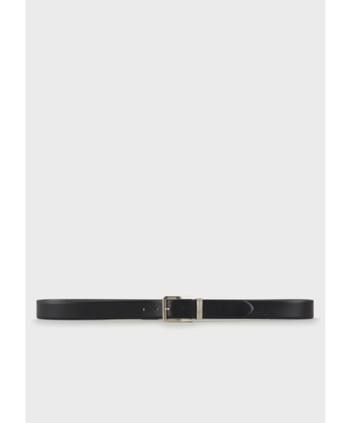 EMPORIO ARMANI（エンポリオアルマーニ）の「【エンポリオ アルマーニ】EMPORIO ARMANI スクエアバックルベルト（ベルト・メンズ・ブラック×ブルー/ブラック・FREE）」の4枚目の写真