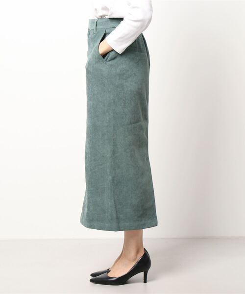 LOWRYS FARM（ローリーズファーム）の「ベロアライクタイトスカート　215991（スカート・レディース・パープル/グリーン/アイボリー/グレー・MEDIUM/LARGE）」の21枚目の写真