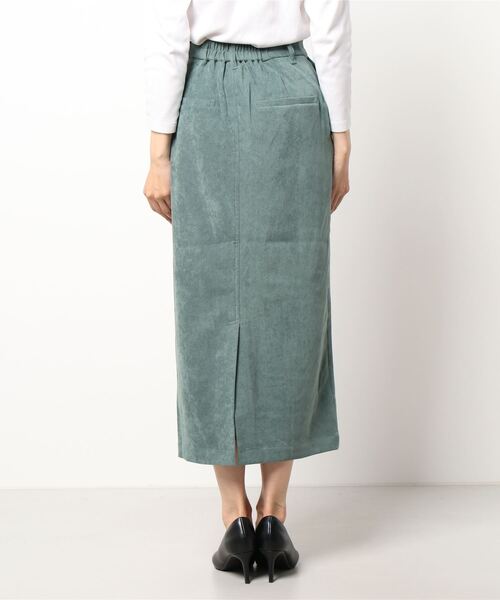 LOWRYS FARM（ローリーズファーム）の「ベロアライクタイトスカート　215991（スカート・レディース・パープル/グリーン/アイボリー/グレー・MEDIUM/LARGE）」の22枚目の写真