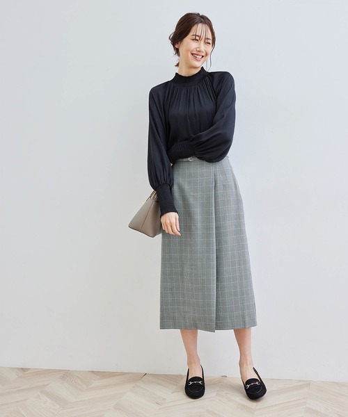 ROPE' PICNIC(ロペピクニック)の「ラップスカート(スカート・レディース・ブラック/ベージュ/オフホワイト/グレー系その他/ホワイト系その他5・40/38/36)」の19枚目の写真