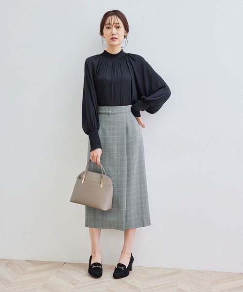 ROPE' PICNIC(ロペピクニック)の「ラップスカート(スカート・レディース・ブラック/ベージュ/オフホワイト/グレー系その他/ホワイト系その他5・40/38/36)」の21枚目の写真
