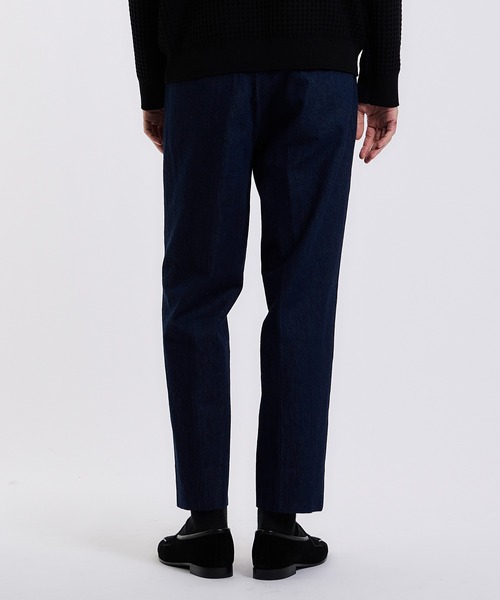 ESTNATION（エストネーション）の「ESTNATION / デニムスラックスパンツ（スラックス・メンズ・ネイビー・MEDIUM/SMALL/LARGE/X-LARGE）」の3枚目の写真