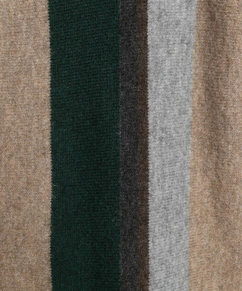 niko and...（ニコアンド）の「ストライプBIGVネックカーディガン2（カーディガン/ボレロ・メンズ・ベージュ/グレー/ネイビー/ブラウン・MEDIUM/LARGE）」の15枚目の写真