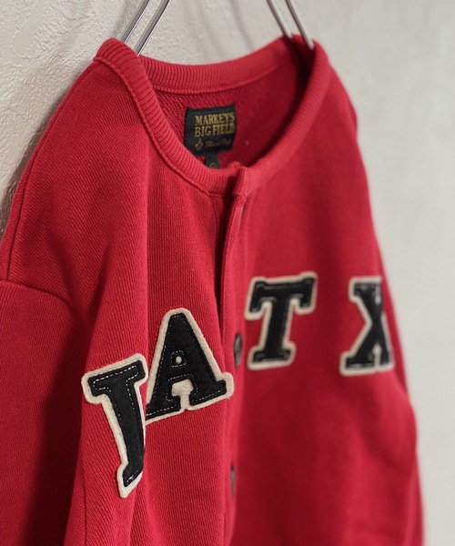 BIG FIELD（ビッグフィールド）の「裏毛カーディガン（80～150cm）（カーディガン/ボレロ・キッズ・オフホワイト/レッド/カーキ・80/90/95/100/110/120/130/140/150）」の6枚目の写真