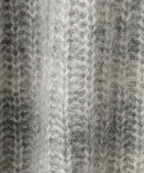 BRACTMENT（ブラクトメント）の「＜BRACTMENT(ブラクトメント)＞BM UNDYED ALP/CO カスリ プルオーバー（ニット/セーター・レディース・ライトグレー/モカ・FREE）」の9枚目の写真