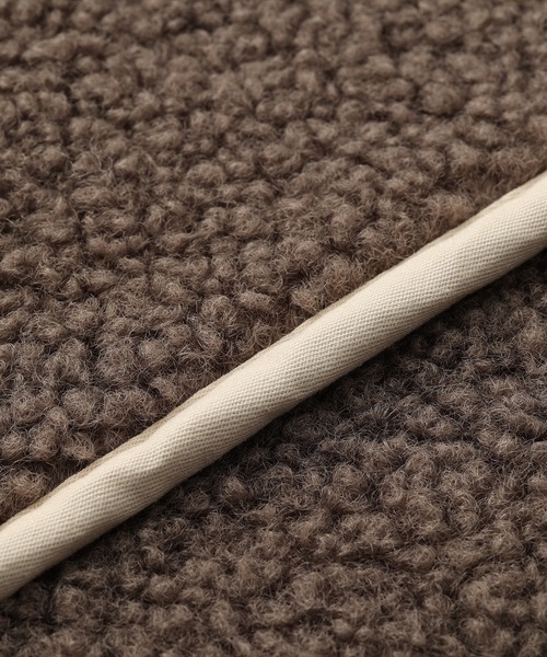 RIVE DROITE（リヴドロワ）の「【ZOZOTOWN限定】ボアフード付きブルゾン（ブルゾン・レディース・ブラウン/アイボリー・FREE）」の10枚目の写真