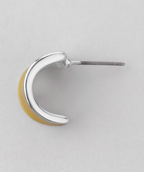 ANEMONE(アネモネ)の「ライムカラーカールピアス(ピアス(両耳用)・レディース・グリーン・FREE)」の2枚目の写真