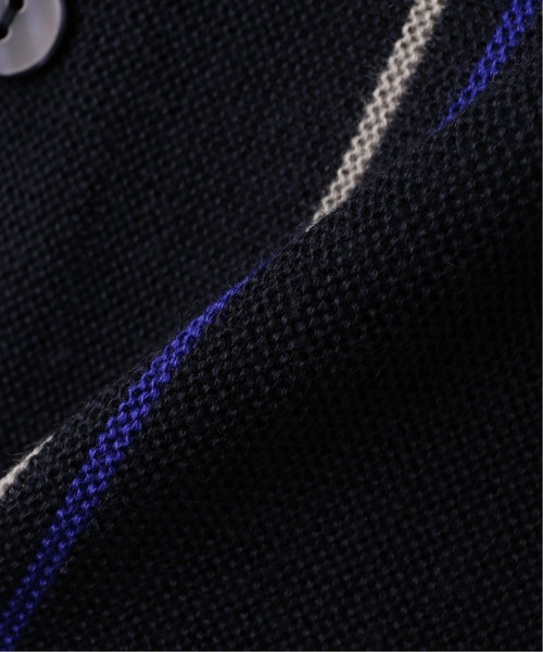 417 EDIFICE（フォーワンセブンエディフィス）の「【fosterr / フォスター】ストライプカーディガン（カーディガン/ボレロ・メンズ・チャコールグレー/ネイビー・MEDIUM/LARGE）」の16枚目の写真