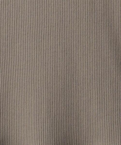 green label relaxing（グリーンレーベルリラクシング）の「GIZA COTTON テレコ タンクトップ（タンクトップ・レディース・ブラック/ブラウン/オフホワイト・FREE）」の10枚目の写真