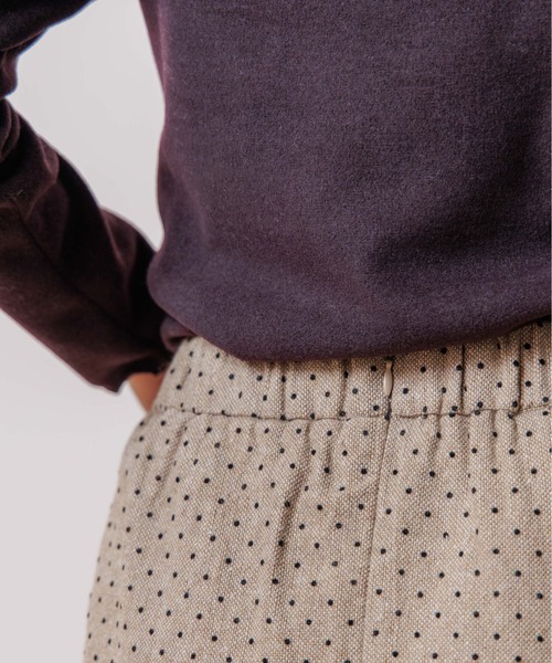 flower（フラワー）の「フロッキーマーメイドスカート（スカート・レディース・ベージュ/グレー・FREE）」の19枚目の写真