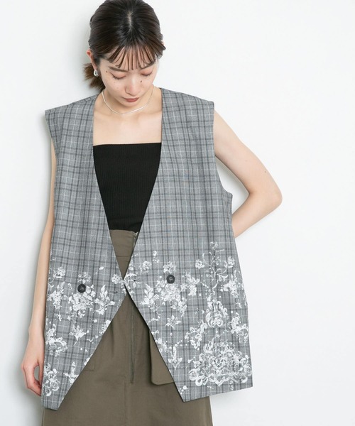 セール】レースプリントチェックベスト（ベスト）｜KBF（ケイビーエフ