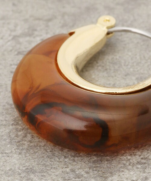 FREAK'S STORE（フリークスストア）の「【WEB限定】カラーフープピアス（ピアス（両耳用）・レディース・ホワイト/ブラウン/その他9・ONE SIZE）」の10枚目の写真