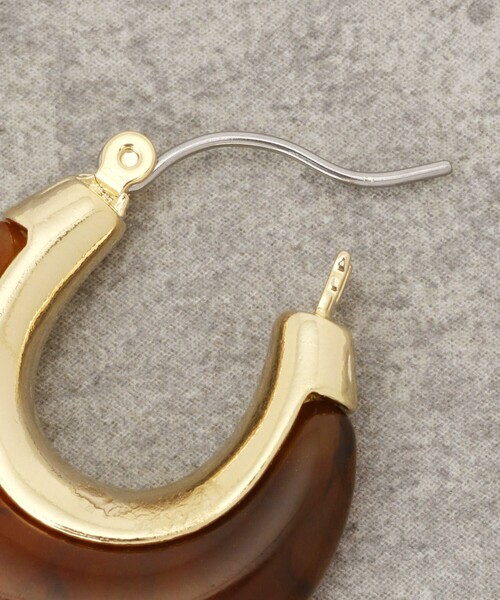 FREAK'S STORE（フリークスストア）の「【WEB限定】カラーフープピアス（ピアス（両耳用）・レディース・ホワイト/ブラウン/その他9・ONE SIZE）」の12枚目の写真