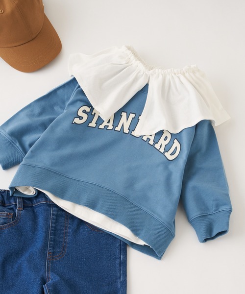 CIAOPANIC TYPY（チャオパニックティピー）の「【KIDS】USAビッグカラープルオーバー（Tシャツ/カットソー・キッズ・ホワイト/ブラック/グリーン・SMALL/MEDIUM/LARGE/X-LARGE/XX-LARGE）」の8枚目の写真