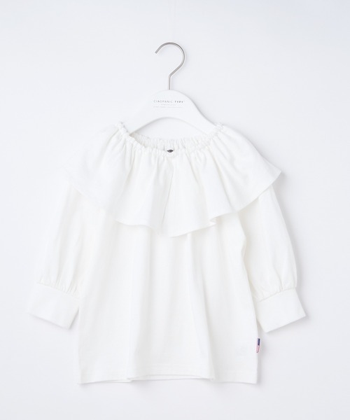 CIAOPANIC TYPY（チャオパニックティピー）の「【KIDS】USAビッグカラープルオーバー（Tシャツ/カットソー・キッズ・ホワイト/ブラック/グリーン・SMALL/MEDIUM/LARGE/X-LARGE/XX-LARGE）」の7枚目の写真