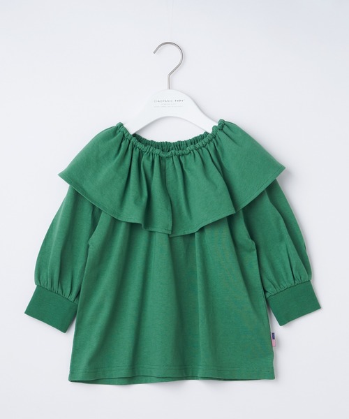 CIAOPANIC TYPY（チャオパニックティピー）の「【KIDS】USAビッグカラープルオーバー（Tシャツ/カットソー・キッズ・ホワイト/ブラック/グリーン・SMALL/MEDIUM/LARGE/X-LARGE/XX-LARGE）」の4枚目の写真