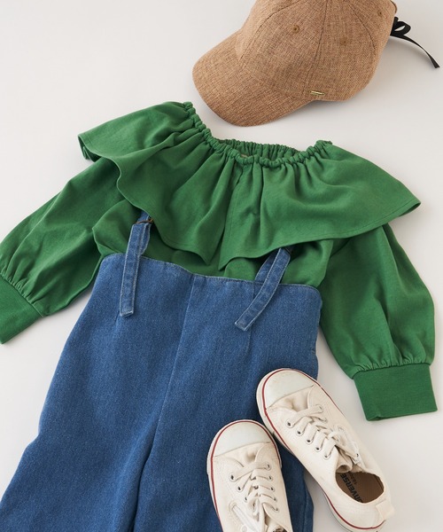 CIAOPANIC TYPY（チャオパニックティピー）の「【KIDS】USAビッグカラープルオーバー（Tシャツ/カットソー・キッズ・ホワイト/ブラック/グリーン・SMALL/MEDIUM/LARGE/X-LARGE/XX-LARGE）」の13枚目の写真