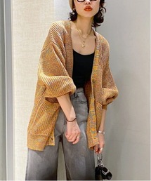 JEANASIS | 5GカラーMIXアゼVカーディガン/269135(カーディガン/ボレロ)