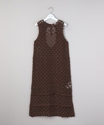 Firsthand（ファーストハンド）の「Firsthand/ファーストハンド Ganni / ガニー　Metallic Crochet Open Back Dress/ クロシェットワンピース（ワンピース）」