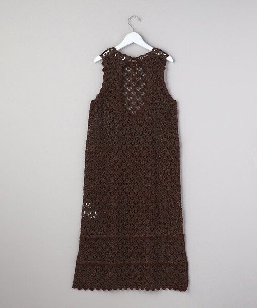 Firsthand(ファーストハンド)の「Firsthand/ファーストハンド Ganni / ガニー Metallic Crochet Open Back Dress/ クロシェットワンピース(ワンピース・レディース・ブラウン・SMALL)」の8枚目の写真