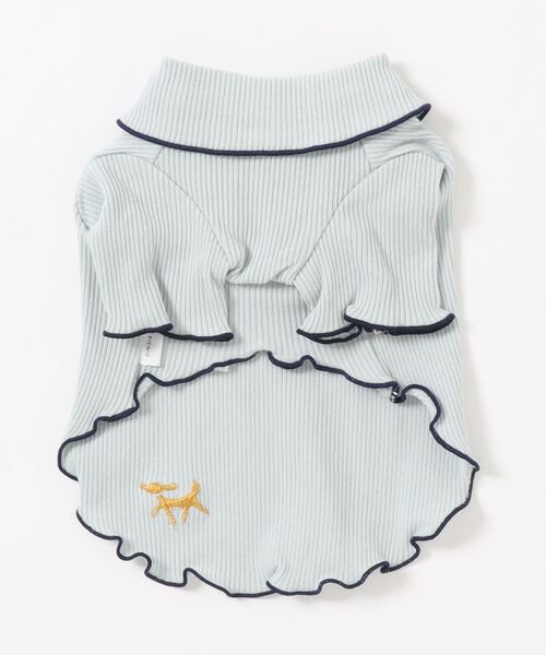 ROPE' PICNIC(ロペピクニック)の「ROPE PICNIC/丸襟パイピングブラウス(ペットウェア・レディース・ピンク/グリーン・XS/M/2M/S/2XS/2L/L)」の5枚目の写真