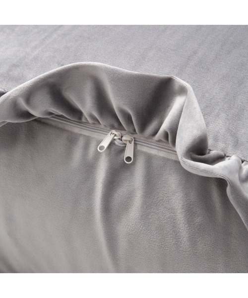 クッションになるふとん収納ケース ライトグレー（クッション