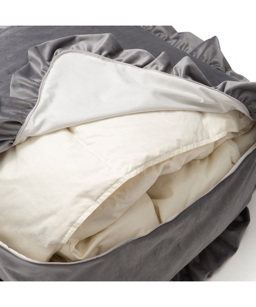 Francfranc（フランフラン）の「クッションになるふとん収納ケース ライトグレー（クッション/クッションカバー・レディース・ライトグレー・FREE）」の8枚目の写真