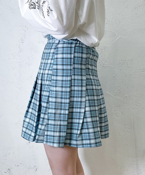 PairPair（ペアペア）の「プリーツスカパン（スカート・レディース・サックスブルー/ピンク・FREE）」の12枚目の写真