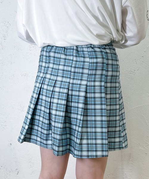 PairPair（ペアペア）の「プリーツスカパン（スカート・レディース・サックスブルー/ピンク・FREE）」の13枚目の写真