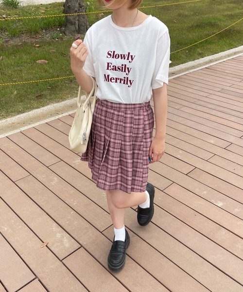 PairPair（ペアペア）の「プリーツスカパン（スカート・レディース・サックスブルー/ピンク・FREE）」の22枚目の写真