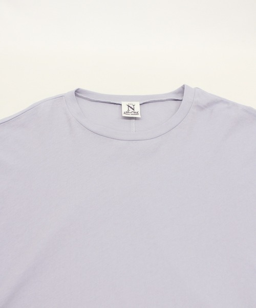 tシャツ M1821 ４０強撚ビッグロンＴ レディース M1821 40強撚ビッグロングTシャツ(M ブルーグレー): トップス