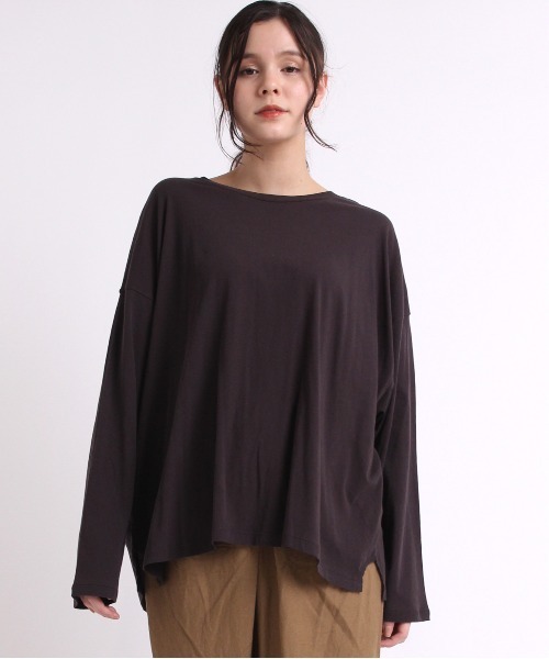 セール】M1821 40強撚ビッグロンT（Tシャツ/カットソー
