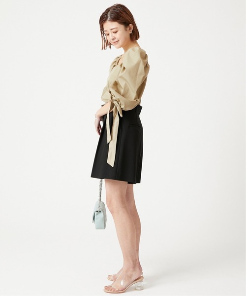 U by SPICK&SPAN(ユーバイスピックアンドスパン)の「スクエアネック リボンスリーブブラウス◆(シャツ/ブラウス・レディース・ホワイト/ベージュ・36/38)」の19枚目の写真