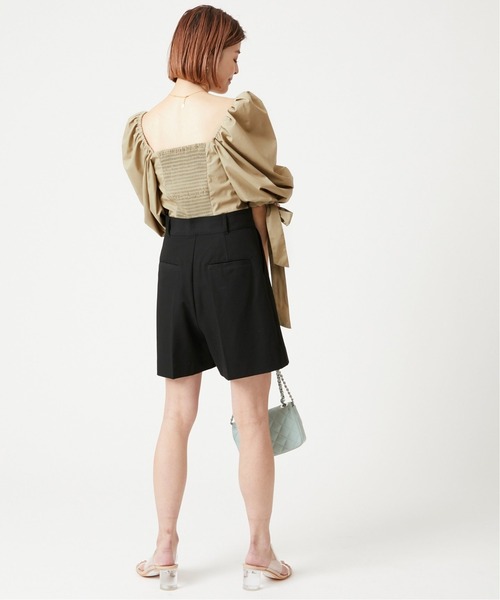 U by SPICK&SPAN(ユーバイスピックアンドスパン)の「スクエアネック リボンスリーブブラウス◆(シャツ/ブラウス・レディース・ホワイト/ベージュ・36/38)」の21枚目の写真
