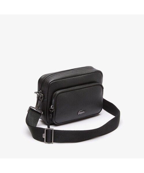 LACOSTE(ラコステ)の「ソフトメイト ジップリポーターバッグ(ショルダーバッグ・メンズ・ブラック/ネイビー・FREE)」の6枚目の写真