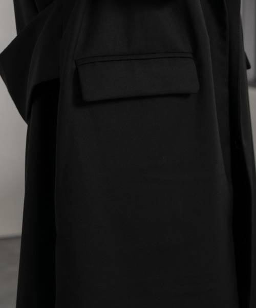 Ezick（エジック）の「テーラーロングベスト（ベスト・レディース・ライトグリーン/ブラック・FREE）」の10枚目の写真