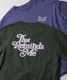 FREAK'S STORE（フリークスストア）の「WEB限定 ビッグシルエット ワンポイント刺繍 バックプリント クルーネックTシャツ/That Reminds Me（Tシャツ/カットソー・メンズ）」